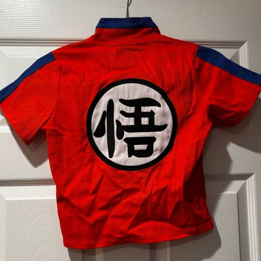 Kiki’s Attire Queens Jacket Red Blue Short-Sleeve Sz Small Dragon Ball Z Cosplay